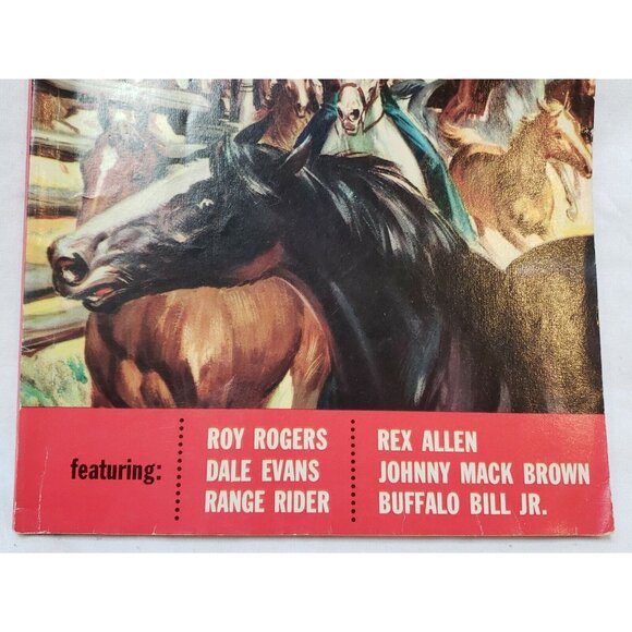 Vintage Western Roundup Comic Digest #20 Vintage Oct Dec 1957 Dell Giant Issue - Picture 4 of 13